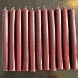 Stokes Burgundy Candles